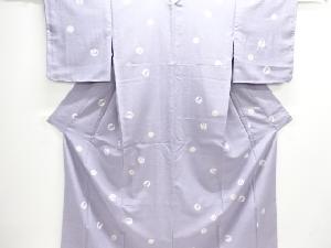 未使用品　草花模様小紋着物